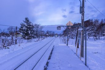 JR宗谷本線・北星駅（北海道：2016年1月）