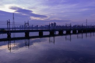 阪神なんば線・淀川橋梁付近（大阪府：2016年7月）