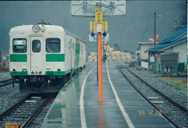 当時は災害で小滝以遠が不通となっていた大糸線を往復 ~JR大糸線・小滝駅~