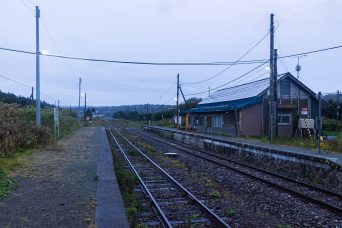JR宗谷本線・抜海駅（北海道：2020年10月）