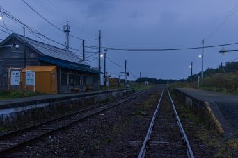 JR宗谷本線・抜海駅（北海道：2020年10月）