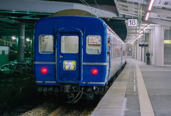 JR東海道本線・新大阪駅・寝台特急「なは」（大阪府：1996年12月）