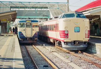 JR総武本線・銚子駅・特急「しおさい」（千葉県：1996年12月）