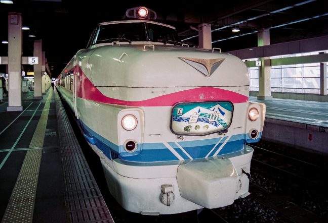 JR北陸本線・金沢駅・特急「白山」（石川県：1996年12月）