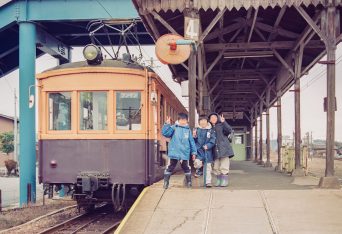 蒲原鉄道・五泉駅（新潟県：1997年2月）