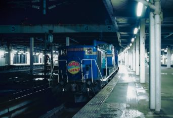 JR函館本線・札幌駅・寝台急行「はまなす」（北海道：1998年2月）