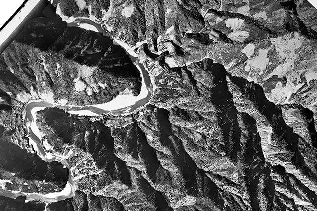 旧版空撮画像(1948/03/02(昭23)):小和田駅周辺