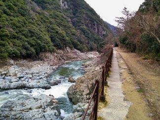 旧JR福知山線・武庫川渓谷（兵庫県：2015年3月）
