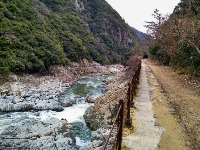 旧JR福知山線武庫川渓谷（兵庫県：2015年3月）
