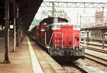 JR鹿児島本線・門司港駅（福岡県：1998年6月）