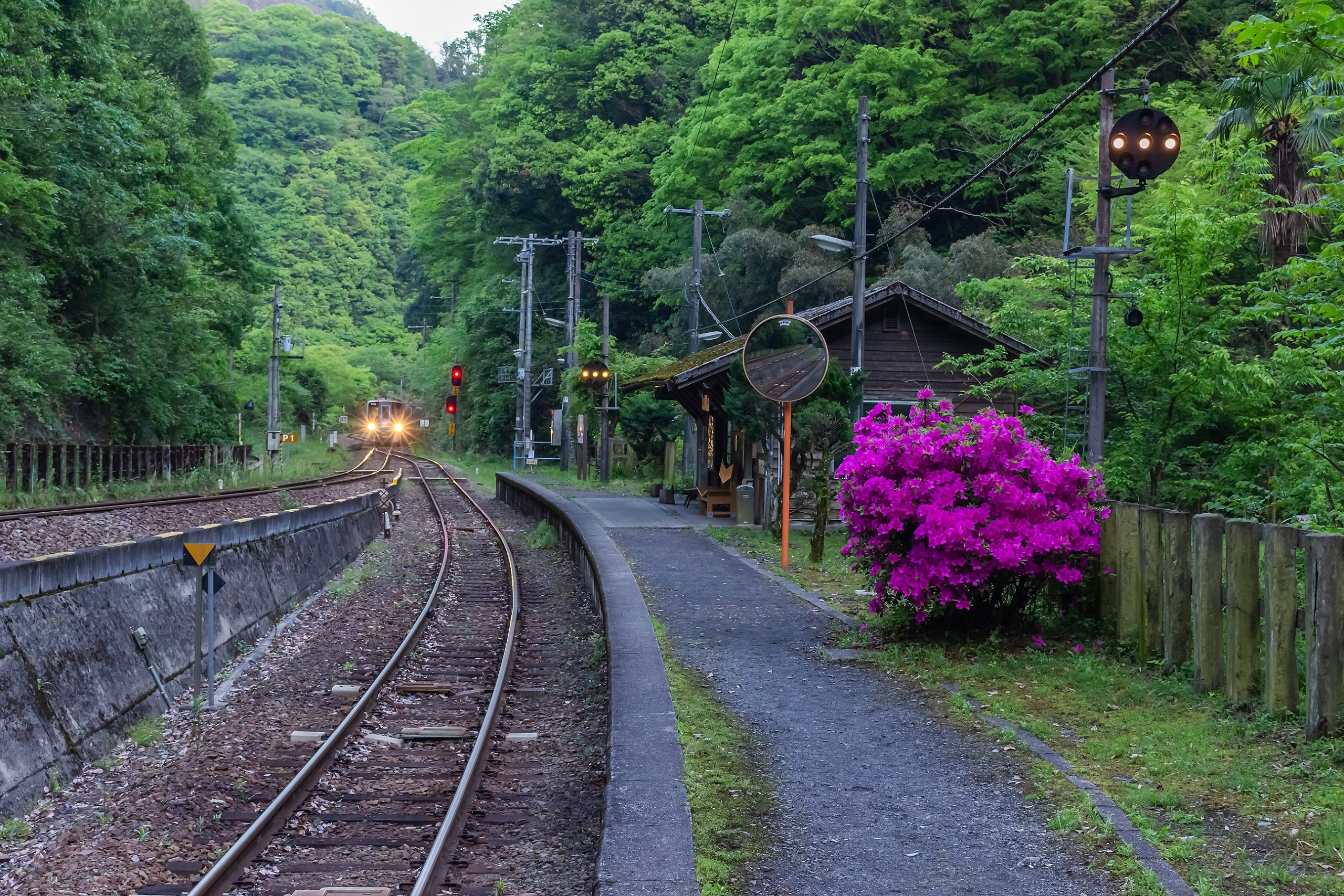 JR土讃線・坪尻駅（徳島県：2016年4月）
