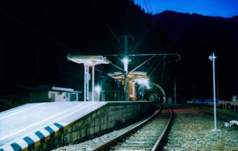 JR飯田線・大嵐駅（静岡県：1998年8月）