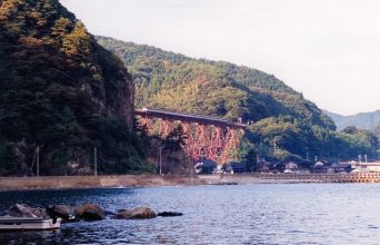 JR山陰本線・余部橋梁（兵庫県：2000年8月）
