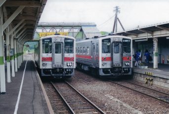 JR宗谷本線・幌延駅（北海道：2001年6月）