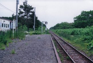 JR宗谷本線・芦川駅（廃駅）（北海道：2001年6月）