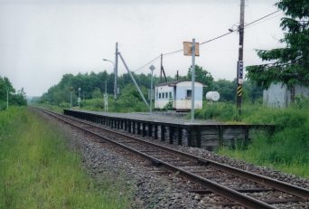 JR宗谷本線・安牛駅（廃駅）（北海道：2001年6月）