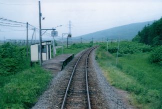JR宗谷本線・下中川駅（廃駅）（北海道：2001年6月）