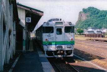 JR石北本線・遠軽駅（北海道：2001年6月）