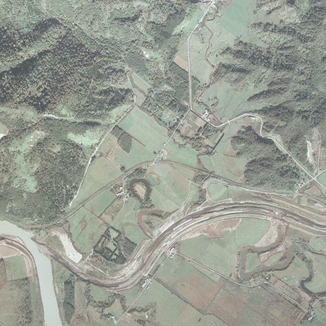 旧版空撮画像（1977/10/09（昭52））：糠南駅周辺図