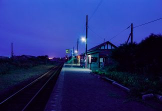 JR釧網本線・藻琴駅（北海道：2001年8月）