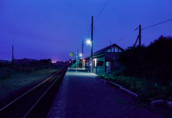 JR釧網本線・藻琴駅（北海道：2001年8月）