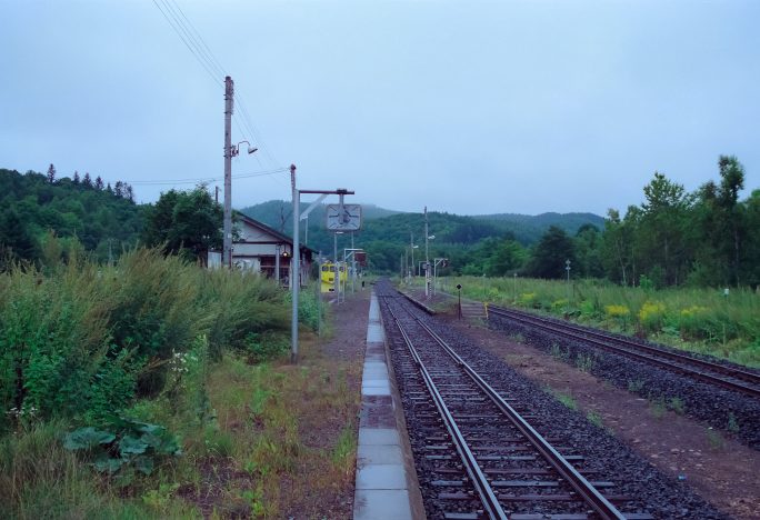 JR石北本線・金華駅（北海道：2001年8月）