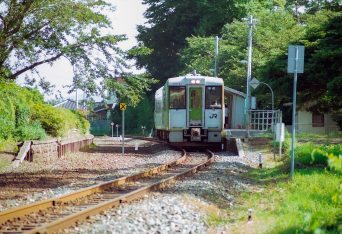 JR山田線・吉里吉里駅（岩手県：2001年8月）