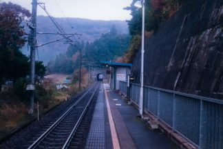 北近畿タンゴ鉄道宮福線・辛皮駅（京都府：2001年11月）