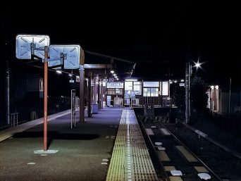 叡山電鉄鞍馬線・鞍馬駅（京都府：2002年2月）
