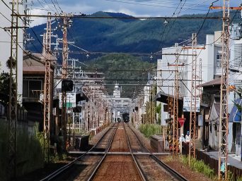 叡山電鉄叡山本線・一乗寺駅（京都府：2002年8月）