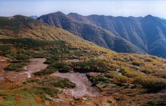 日高山脈・七つ沼カール（北海道：2002年9月）