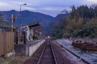 明知鉄道明知線・飯沼駅（岐阜県：2016年12月）