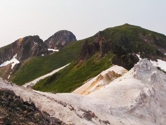 知床山系・硫黄山付近（北海道：2003年6月）