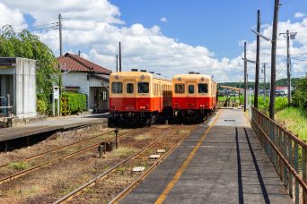 小湊鐵道・上総山田駅（千葉県：2016年7月）