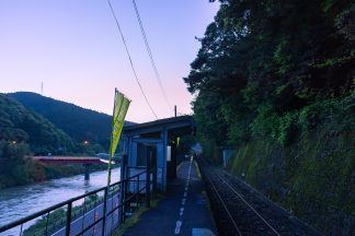 JR予土線・打井川駅(高知県:2016年5月)