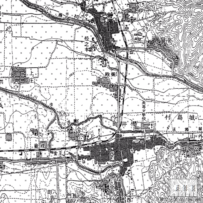旧版地形図：桜井駅周辺（1925年11月30日発行）