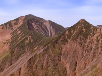 日高山脈・カムイエクウチカウシ山・1853峰（北海道：2003年10月）