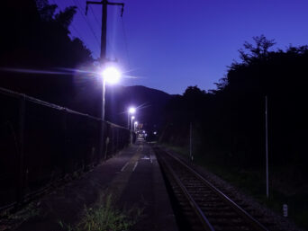 JR長崎本線・東園駅（長崎県：2015年8月）