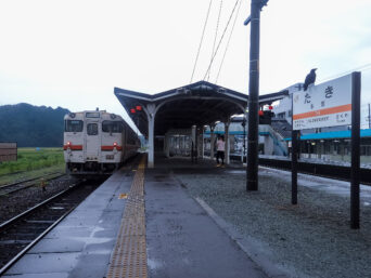 紀勢本線・多気駅（三重県：2015年8月）