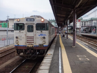 JR吉備線・総社駅（岡山県：2015年9月）
