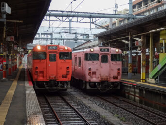 JR山陰本線・米子駅（鳥取県：2015年9月）