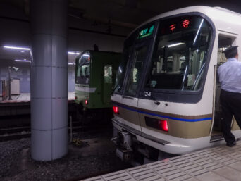 JR和関西本線・JR難波駅（大阪府：2015年9月）