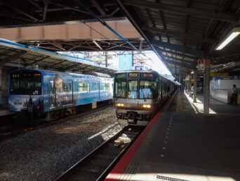 JR大阪環状線・京橋駅（大阪府：2015年9月）