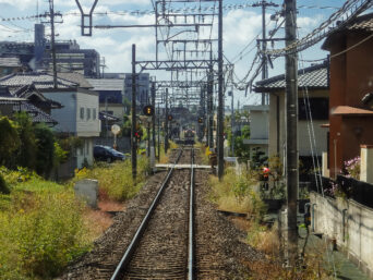 近鉄生駒線・萩の台駅（奈良県：2015年10月）