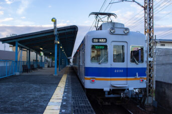 南海電鉄高師浜線・高師浜駅（大阪府：2015年11月）