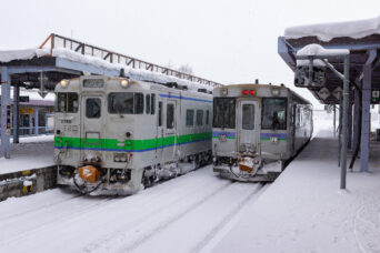 JR富良野線・富良野駅（北海道：2016年1月）