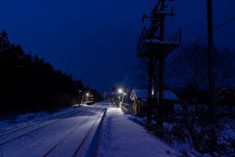 JR函館本線・鷲ノ巣駅（北海道：2016年1月）