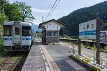 JR土讃線・大杉駅（高知県：2016年5月）