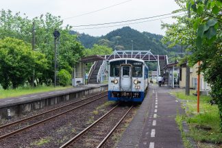 JR予土線・吉野生駅・ホビートレイン（愛媛県：2016年5月）