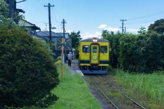 いすみ鉄道・上総中川駅（千葉県：2016年7月）